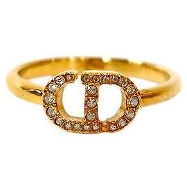 Dior Petit CD Gold Ring Größe Golden