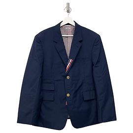 Thom Browne Giacca blazer chiusa Typewriter Blu