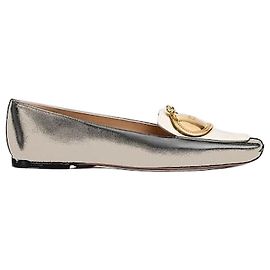 Dior Medaillon Loafers Black White aus Lammleder Weiß