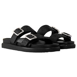 Louis Vuitton Venice Mule Black Black