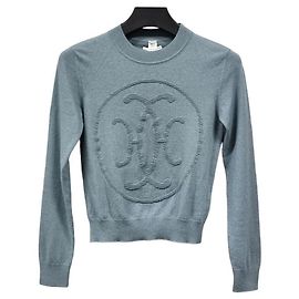 Hermès Unbenutzter LIFT Kaschmir-Pullover Strick Blau