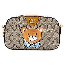 Gucci Bolsa transversal GG Supreme Kai GG Supreme Laranja