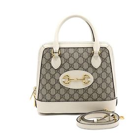 Gucci Piccola borsa con manico superiore Horsebit, borsa tote e borsa a tracolla Marrone
