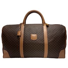 Céline Macadam Boston Bag Reisetasche Golftasche Braun
