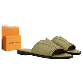 Louis Vuitton Portofino Mule Khaki Green Brown
