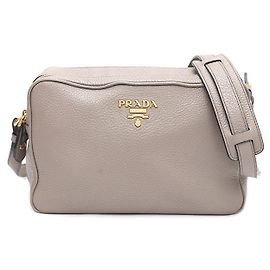 Prada Bolsa de ombro e crossbody com duplo zíper Marrom