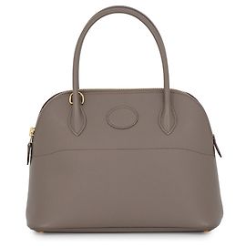 Hermès Bolsa de ombro Hermes Bolide 27 em Etain Cinza