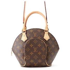 Sac à main Louis Vuitton Monogram Ellipse PM Marron