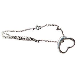 Tiffany & Co. Collier Open Heart Argent 925 Bijouterie argentée