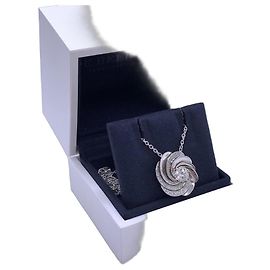 Colar De Beers Light in Motion em Platina e Diamantes Prata