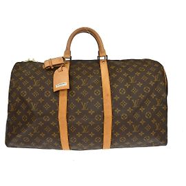 Louis Vuitton Keepall Monogram 55 Marrom