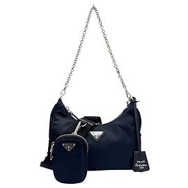 Bolsa de nylon PRADA Re Edition 2005 Preto