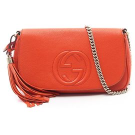 Bolso de Hombro Gucci Soho Naranja