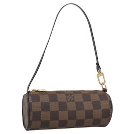 Louis Vuitton Papillon Pochette Damier Ebene Marrom