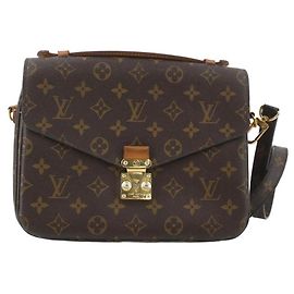 Louis Vuitton Pochette Métis MM Monogram Marrone