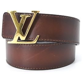 Louis Vuitton LV Initials Belt for Men Brown