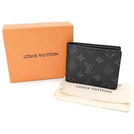 Louis Vuitton Monogram Eclipse Bi-fold Wallet Black
