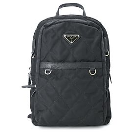 Zaino Prada in nylon nero Nero