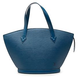 Borsa Louis Vuitton Epi Saint Jacques Blu