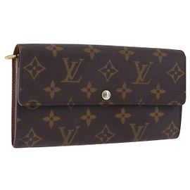 LOUIS VUITTON Monogram Portefeuille Sarah Long Wallet M61734 LV Auth 192444 Monogramme