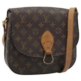 LOUIS VUITTON Bolsa de Ombro Monogram Saint Cloud GM M51242 LV Auth bs36668 Monograma