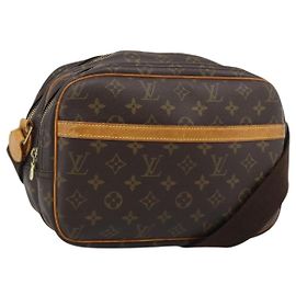 LOUIS VUITTON Bolsa de Ombro Monogram Reporter PM M45254 LV Auth BA14663 Monograma
