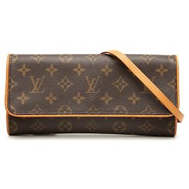 Pochette Twin GM Monogram Louis Vuitton Borsa a Spalla Marrone