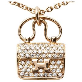 Hermès Colar com pingente Amulette Constance Hermes Outro