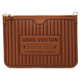 Borsa e Pouch Louis Vuitton Neverfull Inside Out Marrone