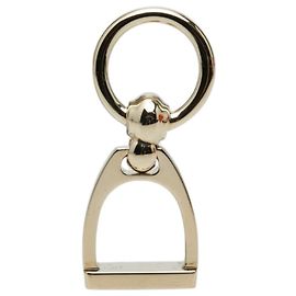 Hermès Anel para lenço Etrier Hermes Dourado