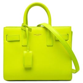 Saint Laurent Sac de Jour Nano Handbag/Shoulder Bag Yellow