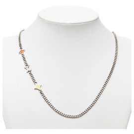 Collana lunga Monogram Louis Vuitton Argento