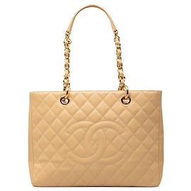 Chanel Coco Mark GST Grand Shopping Tote Bege