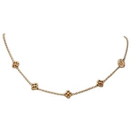 Collier Louis Vuitton Monogram Flowerful Doré
