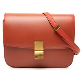 Céline Borsa a Spalla Celine Classic Box Medium Rosso