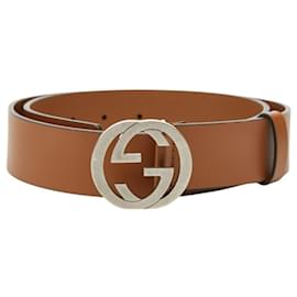 Cinto Gucci Interlocking G Marrom
