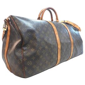Louis Vuitton Keepall 60 Monogram Reisetasche Braun