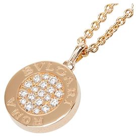 Bulgari Colar com pingente de corrente em ouro rosa 18K Bvlgari Outro