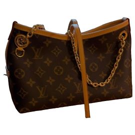 Bolsa Louis Vuitton CarryAll BB Monogram Marrom Monograma