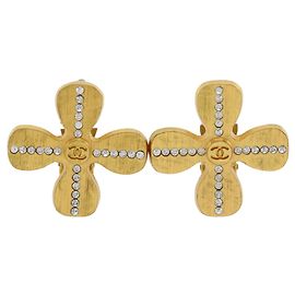 Brincos de Clip Clover Coco Mark Chanel Outro