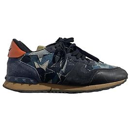Valentino Garavani Baskets Valentino bleues T.41 IT Bleu