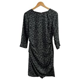Robe Louis Vuitton léopard T.36 Vert