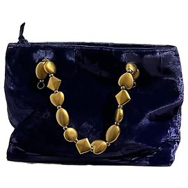 Gianni Versace Bolsa Versace veludo violeta Roxo
