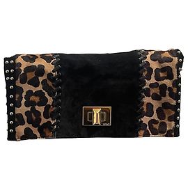 Pochette Emilio Pucci léopard Noir