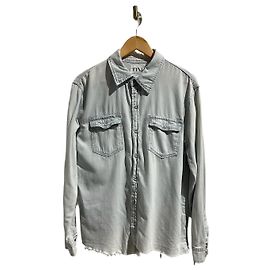 Autre Marque Camicia One Teaspoon in jeans T.XXS Blu