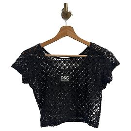 Top Dolce & Gabbana noir T.M Schwarz