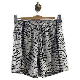 Amiri Zebra Badeshorts T.M Weiß