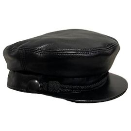 Saint Laurent Cap schwarz NEU Schwarz