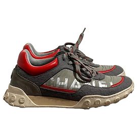Chanel Sneaker grau Gr. 37 Grau
