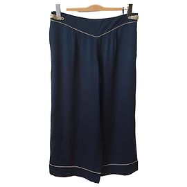 Pantalone Louis Vuitton blu T.40 Blu